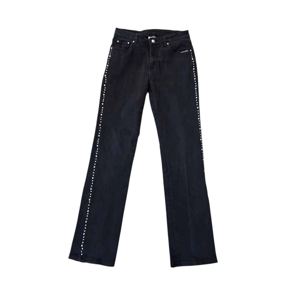 Western Ethics Classic Black Studded Cowgirl Extra Long Jeans, Women's Size 4